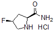 结构式 CAS# 426844-23-7, (2S,4S)-4-氟-2-吡咯烷甲酰胺盐酸盐(1:1)