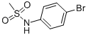 structure of CAS# 4284-50-8, N-(4-Bromophenyl)Methanesulfonamide;N-(4-BROMOPHENYL)METHANESULFONAMIDE, 97%;Methansulfonic Acid-(4-Bromoanilide);4-(Methylsulfonylamido)Bromobenzene