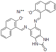 CAS#: 42844-93-9， Nickelous 1-[[6-[(2-oxido-1-naphthyl)methyleneamino]-2-oxo-1,3-dihydrobenzimidazol-5-yl]iminomethyl]naphthalen-2-olate