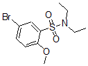 structure of CAS# 428471-30-1, 5-Bromo-N,N-Diethyl-2-Methoxy-Benzenesulfonamide;5-Bromo-N,N-Diethyl-2-Methoxybenzenesulphonamide 98%;5-BROMO-N,N-DIETHYL-2-METHOXYBENZENESULPHONAMIDE;N,N-DIETHYL 5-BROMO-2-METHOXYBENZENESULFONAMIDE