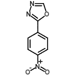 结构式 CAS# 4291-13-8, 2-(4-硝基苯基)-1,3,4-恶二唑