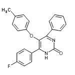 CAS#: 42919-57-3， 6-(4-Fluorophenyl)-5-(4-Methylphenoxy)-4-Phenyl-2(1H)-Pyrimidinone
