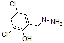 structure of CAS# 43002-22-8, 3,5-Dichloro-2-Hydroxy-Benzaldehyde Hydrazone;3,5-DICHLORO-2-HYDROXYBENZALDEHYDE HYDRAZONE