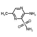 CAS#: 43029-10-3， 3-Amino-6-Methyl-2-Pyrazinesulfonamide