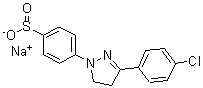 CAS#: 43037-46-3， 4-[3-(4-Chlorophenyl)-4,5-Dihydro-1H-Pyrazol-1-Yl]-Benzenesulfinic AcidSodium Salt