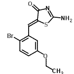 CAS#: 430464-20-3， (5Z)-2-Amino-5-(2-Bromo-5-Ethoxybenzylidene)-1,3-Thiazol-4(5H)-One