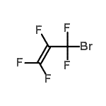 结构式 CAS# 431-56-1, 3-溴-1,1,2,3,3-五氟-1-丙烯
