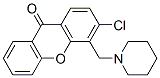 CAS 登录号：43159-88-2， 3-氯-4-(哌啶甲基)-9H-氧杂蒽-9-酮
