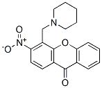 CAS#: 43159-93-9， 3-Nitro-4-(Piperidinomethyl)-9H-Xanthen-9-One