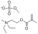 CAS#: 4316-66-9， N-Methyl-N,N-diethyl-2-(1-oxo-2-methyl-2-propenyloxy)ethanaminium methyl sulfate