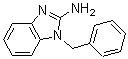 structure of CAS# 43182-10-1, 1-(Phenylmethyl)-1H-Benzimidazol-2-Amine;1-(Phenylmethyl)-2-Benzimidazolamine;[1-(Benzyl)Benzimidazol-2-Yl]Amine;Sbb000624