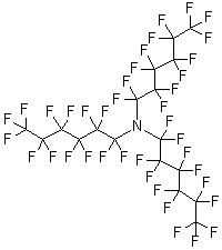 结构式 CAS# 432-08-6, 全氟三己胺