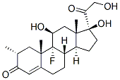 CAS 登录号：432-34-8， 2alpha-甲基-9alpha-氟皮质醇