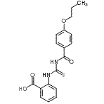 CAS#: 433688-03-0， 2-{[(4-Propoxybenzoyl)Carbamothioyl]Amino}Benzoic Acid