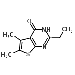 CAS#: 433716-50-8， 2-Ethyl-5,6-Dimethyl-3H-Thieno[2,3-d]Pyrimidin-4-One