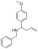 结构式 CAS# 435345-18-9, 苄基-[1-(4-甲氧基-苯基)-丁-3-烯基]-胺