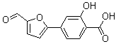 结构式 CAS# 436088-45-8, 4-(5-甲酰基-2-呋喃基)-2-羟基-苯甲酸
