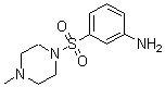 structure of CAS# 436095-35-1, 3-[(4-Methyl-1-Piperazinyl)Sulfonyl]-Benzenamine;3-[(4-Methyl-1-Piperazin-4-Iumyl)Sulfonyl]Aniline;[3-(4-Methylpiperazin-4-Ium-1-Yl)Sulfonylphenyl]Amine;Zinc04241589