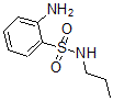 结构式 CAS# 436095-50-0, 2-氨基-N-丙基苯磺酰胺