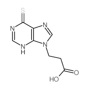 CAS 登录号：4367-64-0， 3-(6-巯基-3H-嘌呤-9-基)丙酸