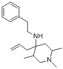 structure of CAS# 436811-32-4, (4-Allyl-1,2,5-Trimethyl-Piperidin-4-Yl)-Phenethyl-Amine;[(2R,4R,5R)-4-Allyl-1,2,5-Trimethyl-Piperidin-1-Ium-4-Yl]-(2-Phenylethyl)Ammonium;[(2R,4R,5R)-4-Allyl-1,2,5-Trimethyl-4-Piperidin-1-Iumyl]-(2-Phenylethyl)Ammonium;2-Phenylethyl-[(2R,4R,5R)-1,2,5-Trimethyl-4-Prop-2-Enyl-Piperidin-1-Ium-4-Yl]Azanium
