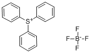 structure of CAS# 437-13-8, Triphenylsulfonium Tetrafluoroborate;TRIPHENYLSULFONIUM TETRAFLUOROBORATE