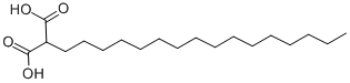 structure of CAS# 4371-64-6, 2-Hexadecyl-Malonic Acid;2-Cetylmalonic Acid;2-Hexadecylmalonic Acid