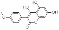 CAS#: 4376-81-2， 4,5,7-Trihydroxy-4'-Methoxy-3-Phenylcoumarin