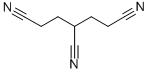 structure of CAS# 4379-04-8, 1,3,5-Pentanetricarbonitrile;1,3,5-Pentanetricarbonitrile;Nsc75083