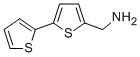 structure of CAS# 4380-96-5, 2,2'-Bithiophene-5-Methylamine;C-[2,2']BITHIOPHENYL-5-YL-METHYLAMINE;2-AMINOMETHYL-5-(THIEN-2-YL)THIOPHENE;5-(THIEN-2-YL)THIEN-2-YLMETHYLAMINE