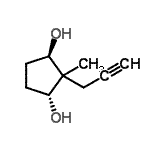 CAS#: 442905-53-5， (1R,3R)-2-Methyl-2-(2-Propyn-1-Yl)-1,3-Cyclopentanediol