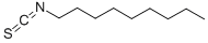 structure of CAS# 4430-43-7, Nonyl Isothiocyanate;Nonyl Isothiocyanate;1-Isothiocyanatononane