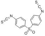 structure of CAS# 4430-49-3, Isothiocyanatophenyl Sulfone;1-Isothiocyanato-4-(4-Isothiocyanatophenyl)Sulfonyl-Benzene;Isothiocyanic Acid, Sulfonyldi-P-Phenylene Ester;Nsc140913
