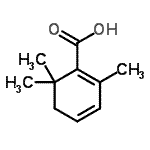 CAS#: 4430-99-3， 2,6,6-Trimethyl-1,3-Cyclohexadiene-1-Carboxylic Acid