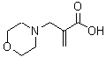 structure of CAS# 4432-44-4, 2-(4-Morpholinylmethyl)Acrylic Acid;2-(MORPHOLINOMETHYL)ACRYLIC ACID;2-(Morpholinomethyl)acrylicacid