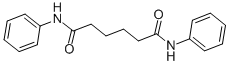 structure of CAS# 4456-80-8, Adipic Dianilide;N,N'-Di(Phenyl)Adipamide;Mls001183510;Smr000502013