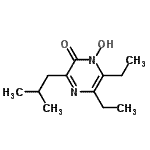 CAS#: 446867-70-5， 5,6-Diethyl-1-Hydroxy-3-Isobutyl-2(1H)-Pyrazinone