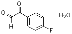结构式 CAS# 447-43-8, 4-氟苯基乙二醛水合物