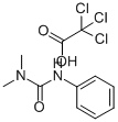 结构式 CAS# 4482-55-7, 1,1-二甲基-3-苯基脲三氯乙酸盐
