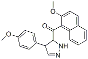 CAS#: 4487-30-3， (2-Methoxy-1-Naphthyl) [4-(4-Methoxyphenyl)-2-Pyrazolin-5-Yl] Ketone
