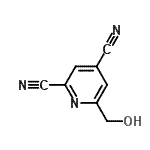 CAS#: 448908-08-5， 6-(Hydroxymethyl)-2,4-Pyridinedicarbonitrile