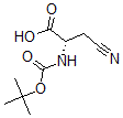 structure of CAS# 45159-34-0, (2S)-3-Cyano-2-[[(1,1-Dimethylethoxy)Carbonyl]Amino]-Propanoic Acid;N-ALPHA-T-BUTOXYCARBONYL-BETA-CYANO-L-ALANINE;N-ALPHA-T-BUTOXYCARBONYL-3-CYANO-L-ALANINE;BOC-BETA-CYANO-L-ALANINE