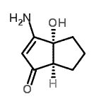CAS 登录号：455893-06-8， (3aR,6aR)-3-氨基-3A-羟基-4,5,6,6A-四氢-1(3aH)-二并环戊烯酮