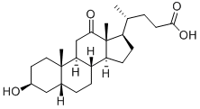 CAS#: 4560-58-1， 3-beta-Hydroxy-12-Oxo-5-beta-Cholanoic acid