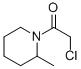 结构式 CAS# 4593-18-4, 1-(氯乙酰基)-2-甲基哌啶