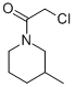 structure of CAS# 4593-19-5, 2-Chloro-1-(3-Methyl-Piperidin-1-Yl)-Ethanone;2-CHLORO-1-(3-METHYL-PIPERIDIN-1-YL)-ETHANONE