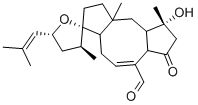 structure of CAS# 4611-05-6, Ophiobolin A;(18R)-14,18-Epoxy-3-Hydroxy-5-Oxoophiobola-7,19-Dien-25-Al;Cochliobolin;O1380_Sigma