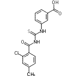 CAS#: 461419-32-9， 3-{[(2-Chloro-4-Methylbenzoyl)Carbamothioyl]Amino}Benzoic Acid