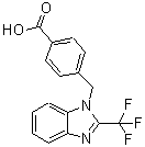 CAS#: 461665-33-8， 4-[[2-(Trifluoromethyl)-1H-Benzimidazol-1-Yl]Methyl]-Benzoic Acid