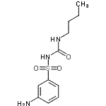CAS#: 4618-41-1， 3-Amino-N-(Butylcarbamoyl)Benzenesulfonamide
